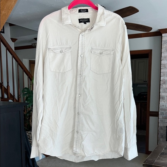 Eighty Eight Platinum XL Pearl Snap Western Light Checkered Long Sleeve - Picture 1 of 6